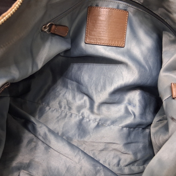 Coach Madison Dotted Op Art Sophia Satchel Fabric & Leather Shoulder Bag 15957 - Picture 16 of 16